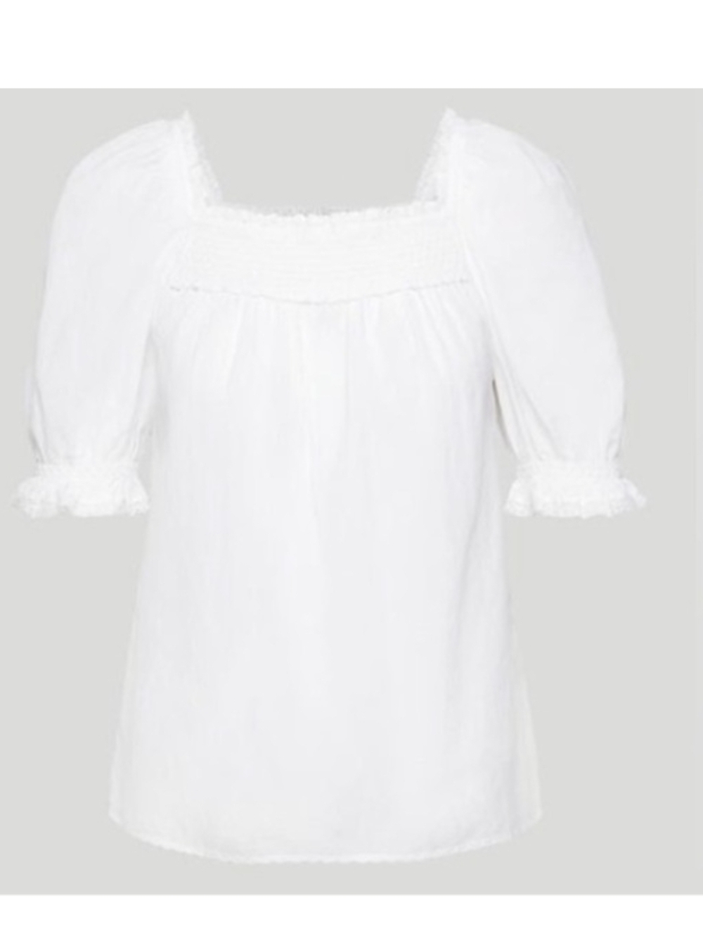 Aritzia Wilfred Decor Blouse In White Size Small